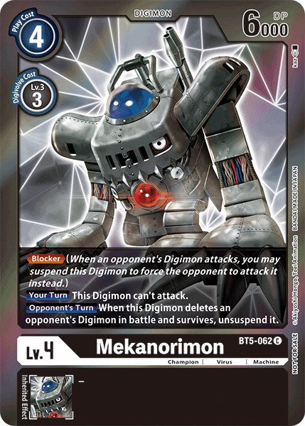 Mekanorimon (Event Pack 2) [BT5-062] [Battle of Omni] Foil