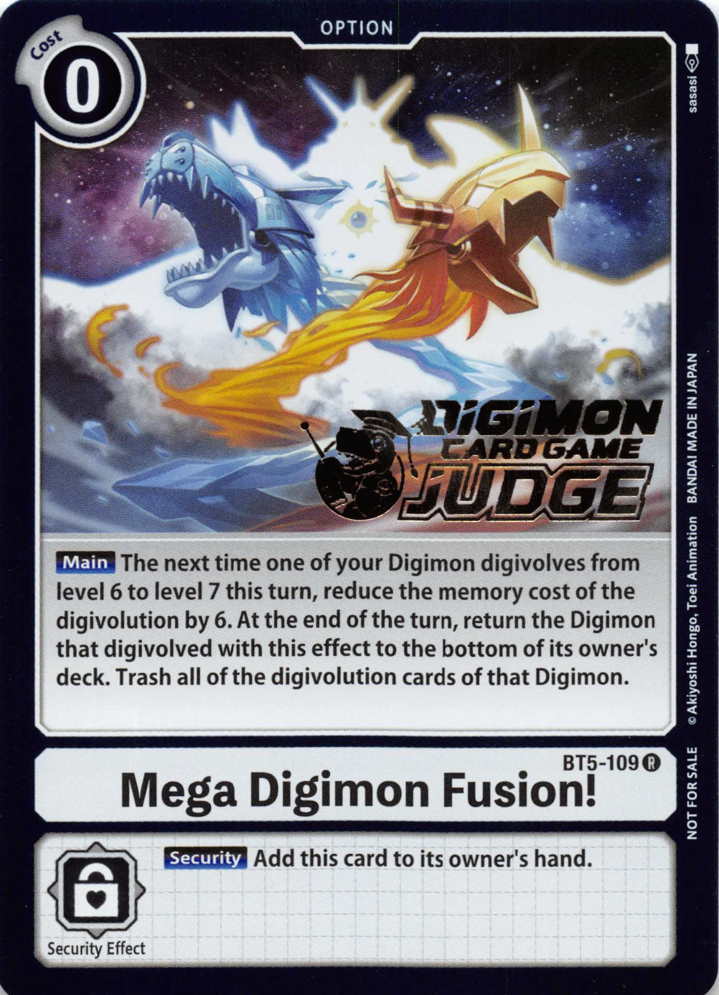 Mega Digimon Fusion! (Judge Pack 1) [BT5-109] [Battle of Omni] Foil