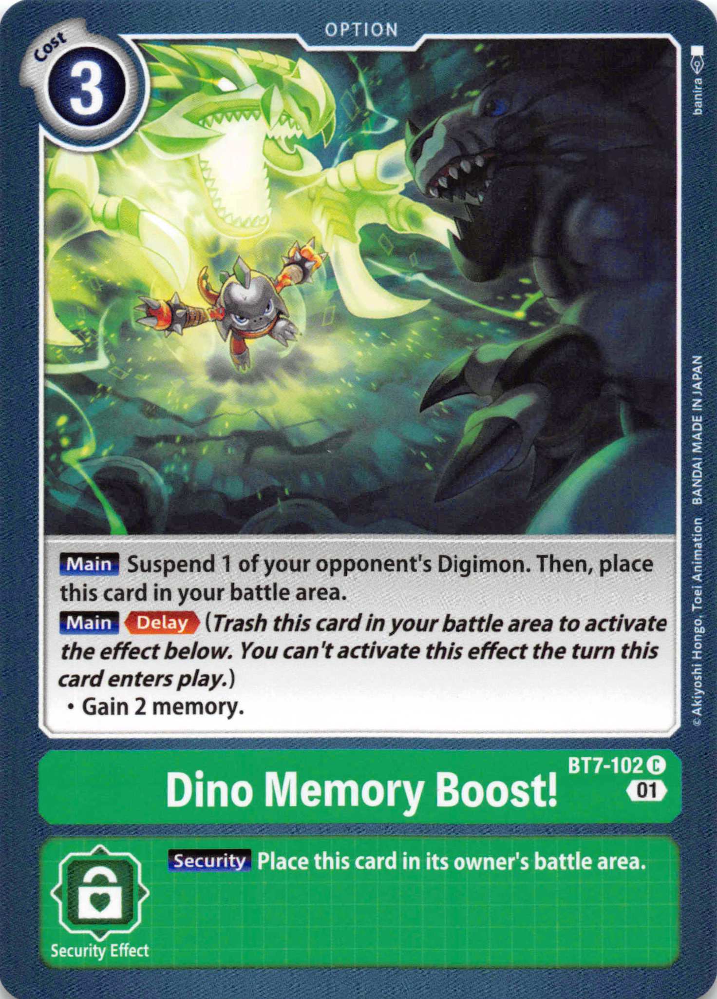 Dino Memory Boost! [BT7-102] [Next Adventure] Normal