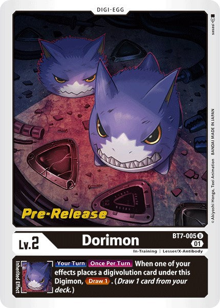 Dorimon [BT7-005] [Next Adventure Pre-Release Cards] Foil