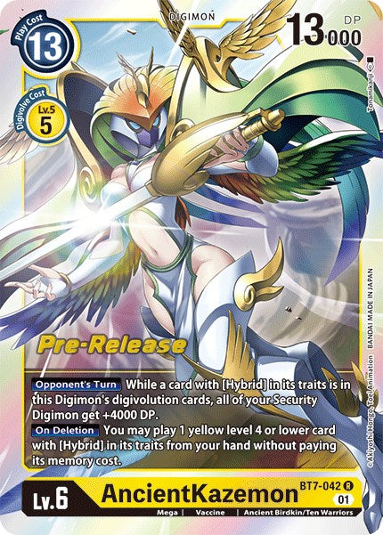 AncientKazemon [BT7-042] [Next Adventure Pre-Release Cards] Foil