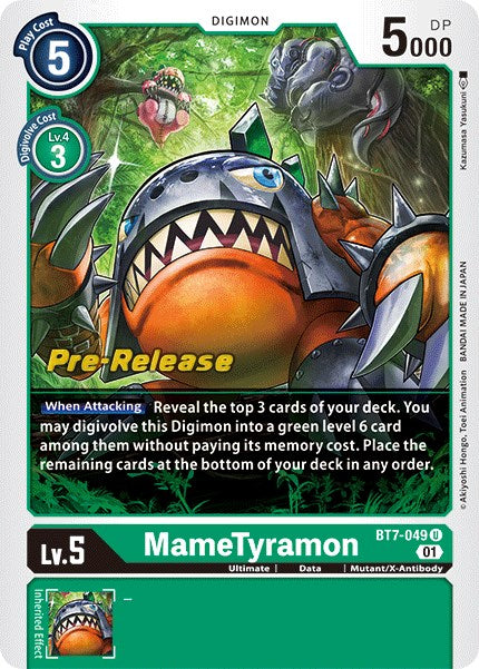 MameTyramon [BT7-049] [Next Adventure Pre-Release Cards] Normal