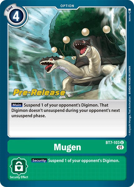 Mugen [BT7-103] [Next Adventure Pre-Release Cards] Normal