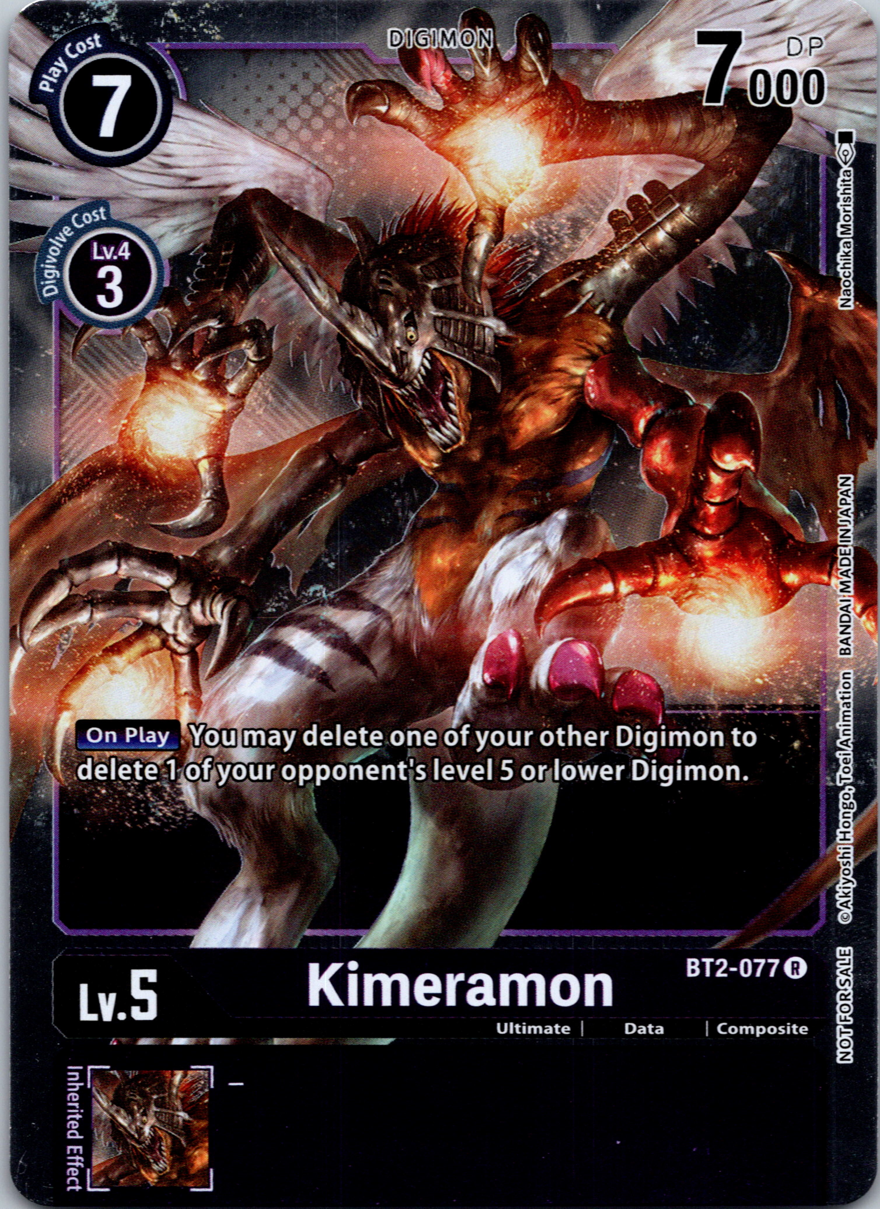 Kimeramon - BT2-077 (Official Tournament Pack Vol.4) [BT2-077] [Release Special Booster] Foil