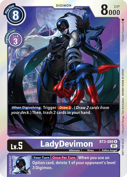 LadyDevimon - BT3-088 (Official Tournament Pack Vol.4) [BT3-088] [Release Special Booster] Normal