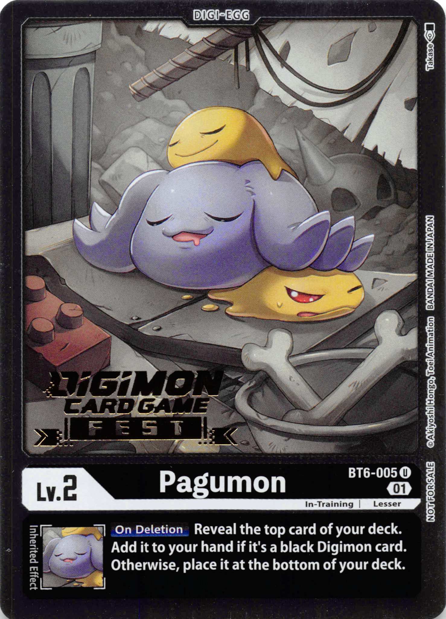 Pagumon (Digimon Card Game Fest 2022) [BT6-005] [Double Diamond] Foil