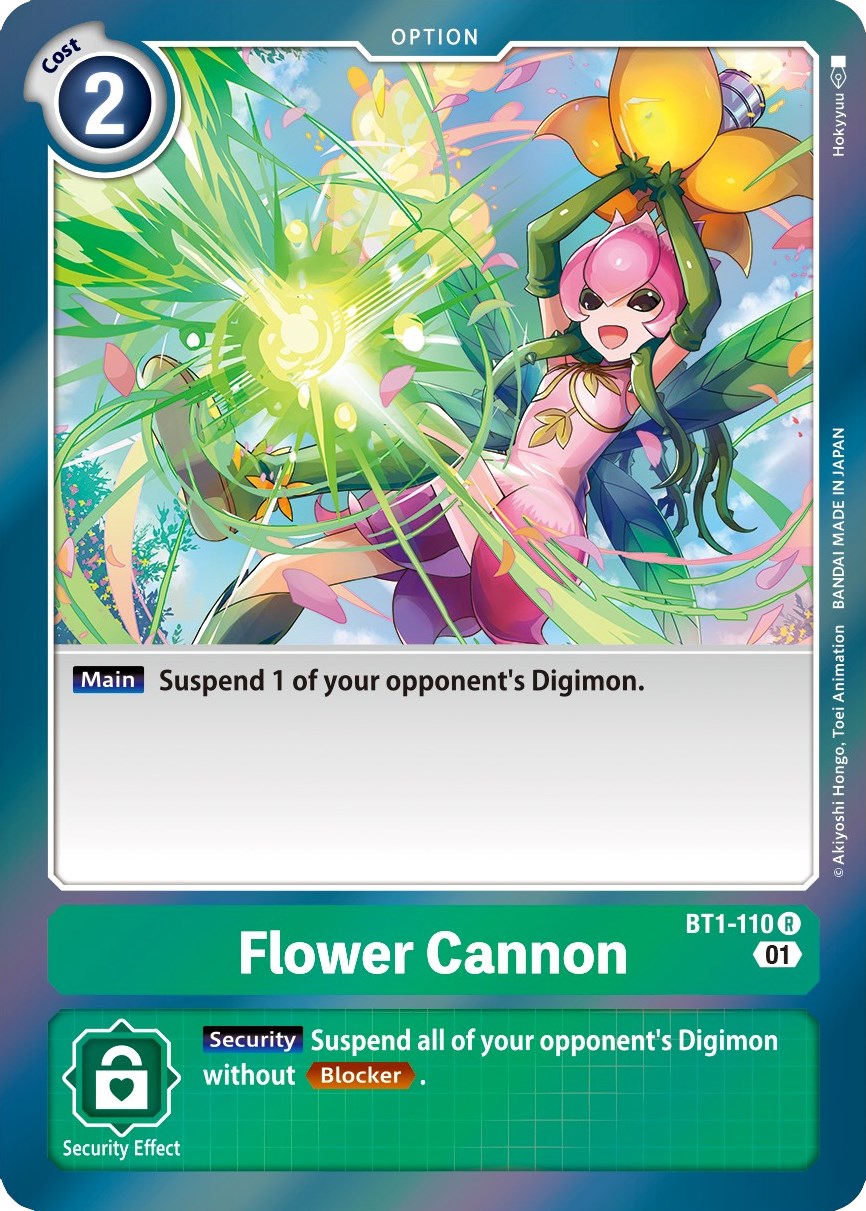 Flower Cannon (Parallel Rare) [BT1-110] [Starter Deck 09: Ultimate Ancient Dragon] Foil