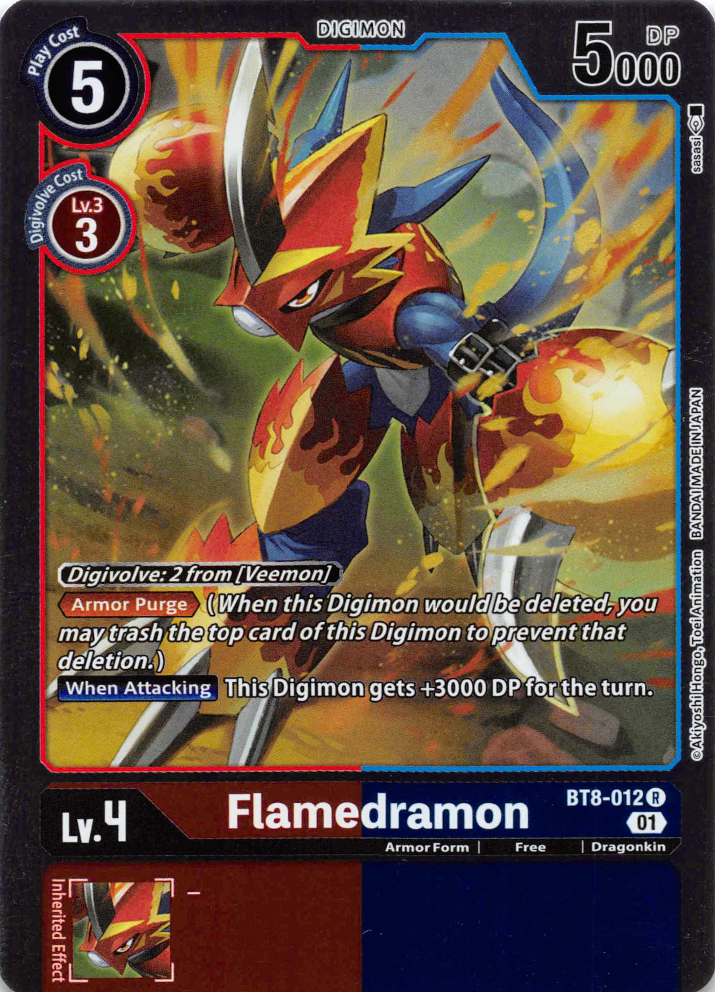 Flamedramon [BT8-012] [New Awakening] Foil