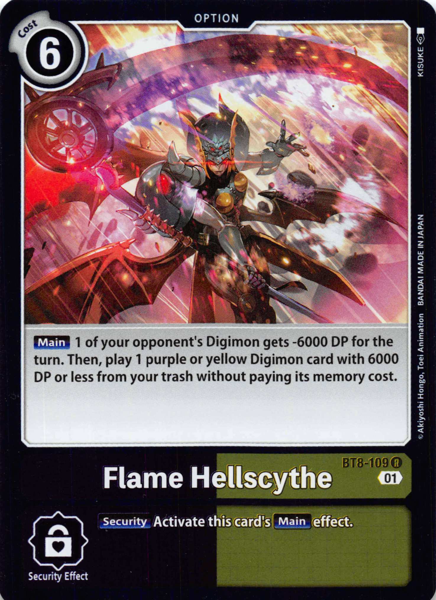 Flame Hellscythe [BT8-109] [New Awakening] Foil