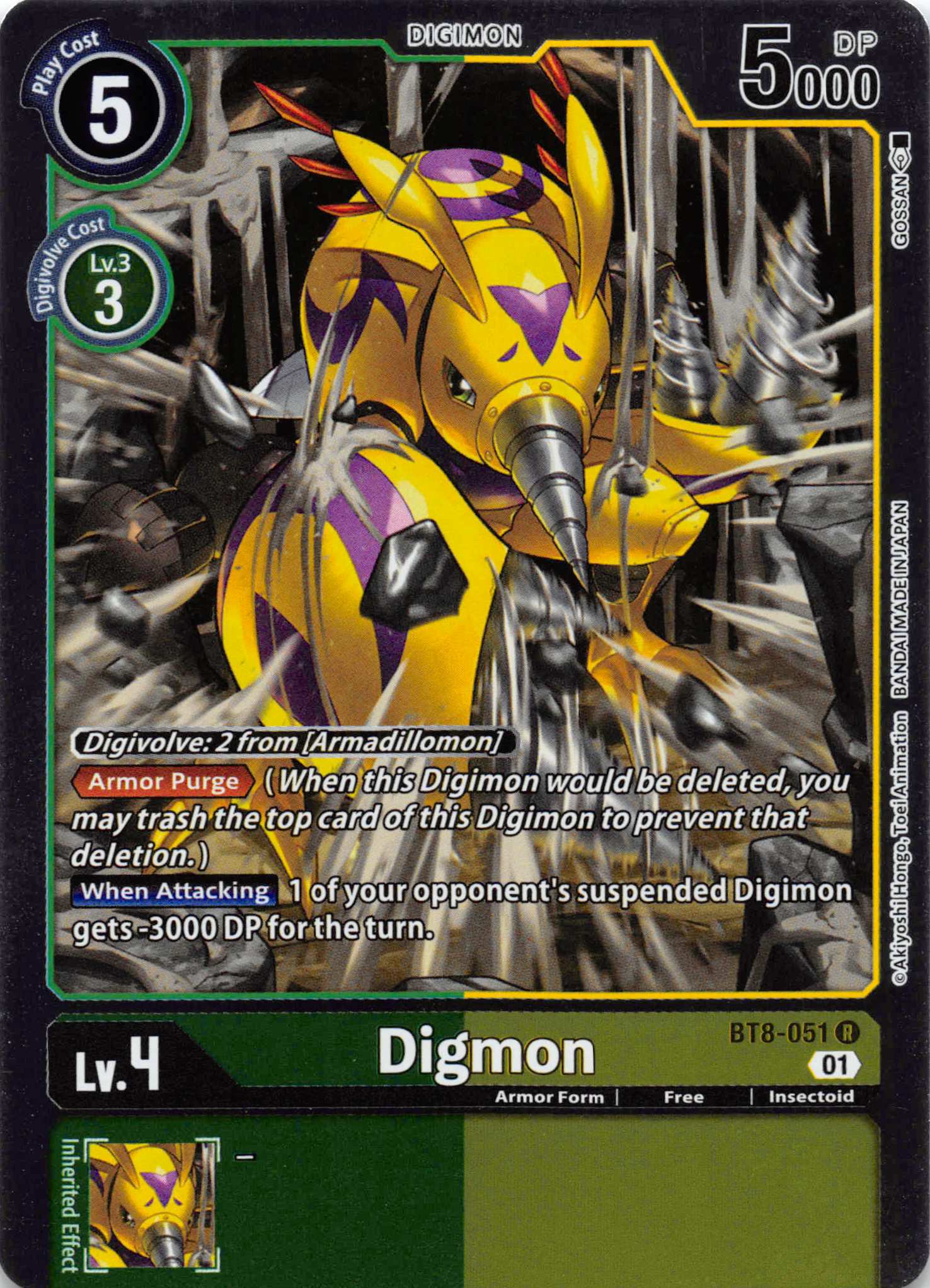 Digmon [BT8-051] [New Awakening] Foil