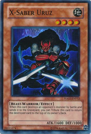 X-Saber Uruz [HA01-EN012] Super Rare - Duel Kingdom