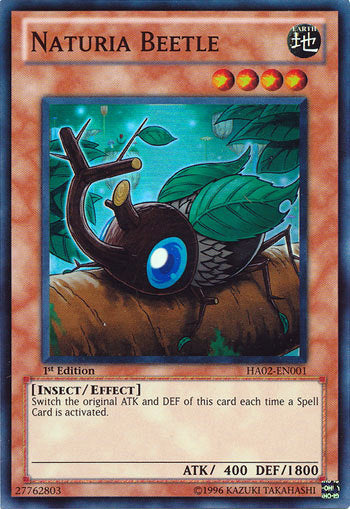 Naturia Beetle [HA02-EN001] Super Rare - Duel Kingdom