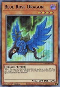 Blue Rose Dragon (Green) [LDS2-EN104] Ultra Rare - Duel Kingdom
