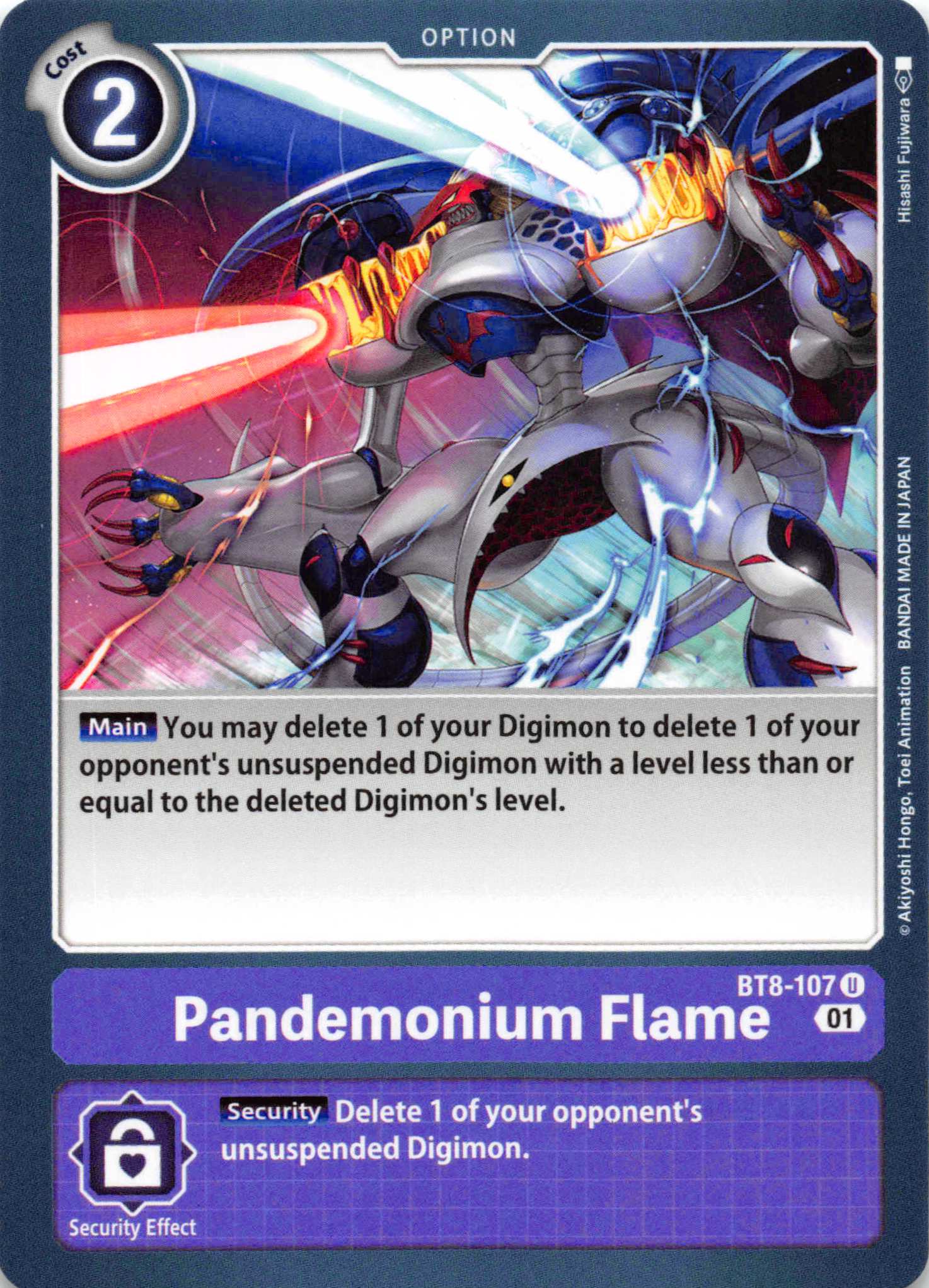 Pandemonium Flame [BT8-107] [New Awakening] Normal