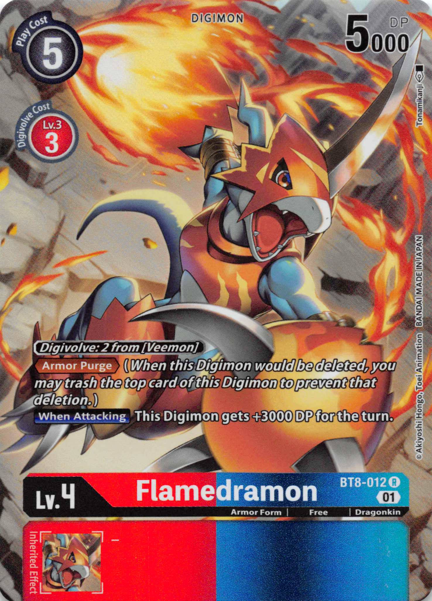 Flamedramon (Alternate Art) [BT8-012] [New Awakening] Foil