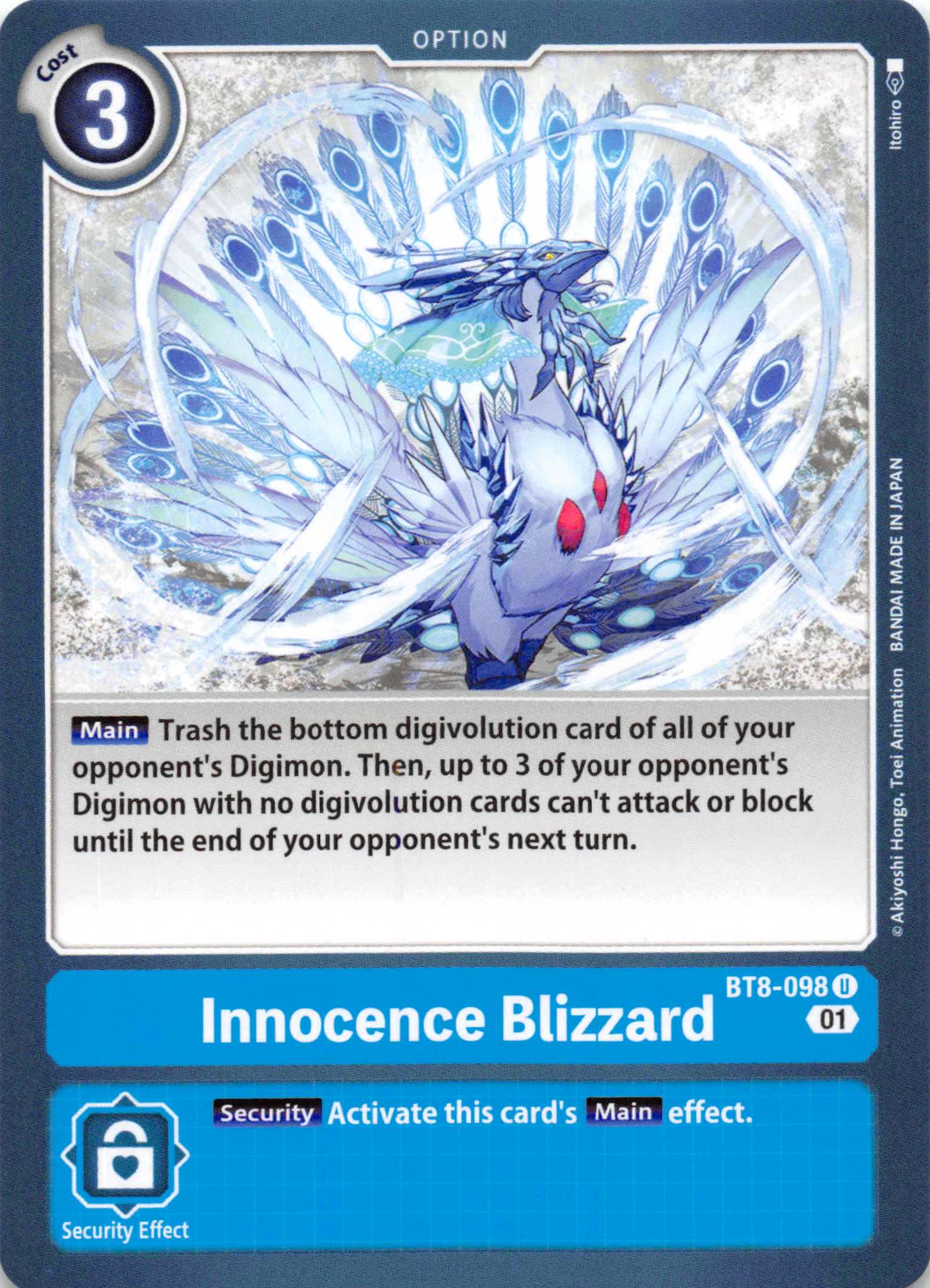 Innocence Blizzard [BT8-098] [New Awakening] Normal