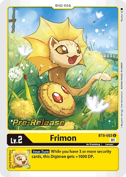 Frimon [BT8-003] [New Awakening Pre-Release Cards] Foil