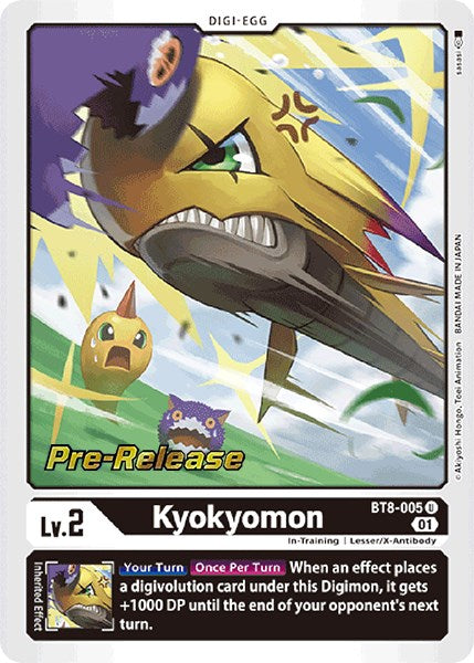 Kyokyomon [BT8-005] [New Awakening Pre-Release Cards] Normal