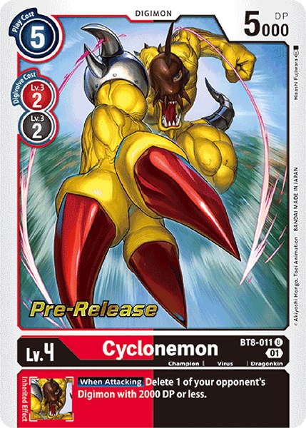 Cyclonemon [BT8-011] [New Awakening Pre-Release Cards] Normal