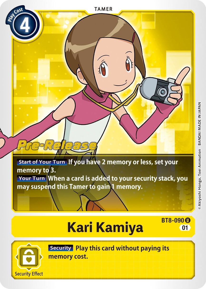 Kari Kamiya [BT8-090] [New Awakening Pre-Release Cards] Normal