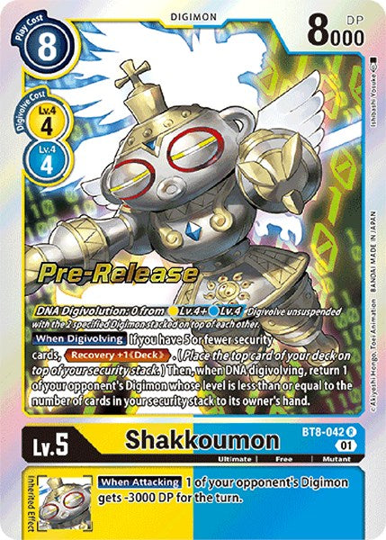 Shakkoumon [BT8-042] [New Awakening Pre-Release Cards] Foil