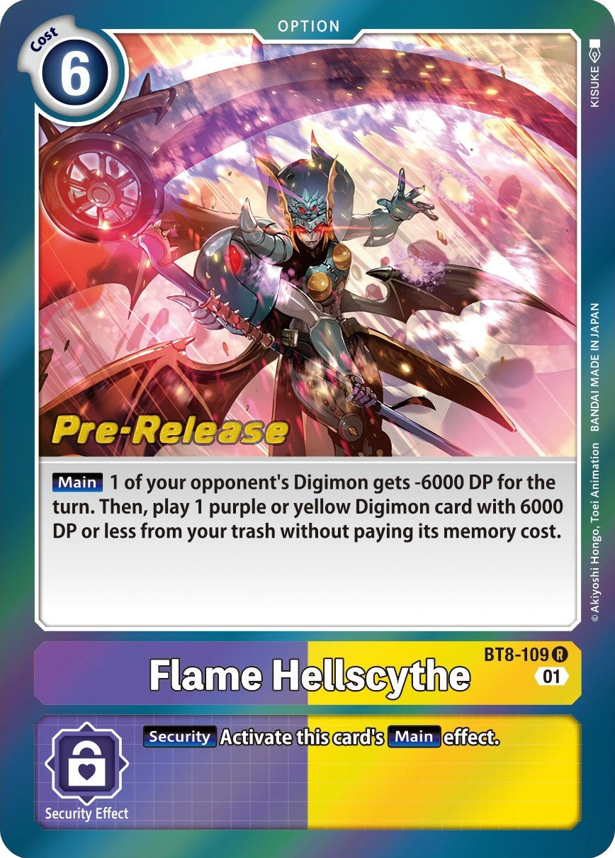 Flame Hellscythe [BT8-109] [New Awakening Pre-Release Cards] Normal