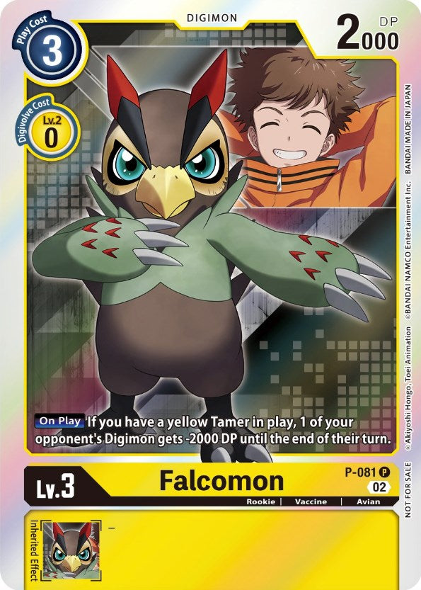 Falcomon - P-081 [P-081] [Digimon Promotion Cards] Foil