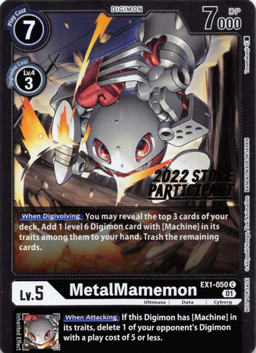 MetalMamemon (2022 Store Participant) [EX1-050] [Classic Collection] Foil