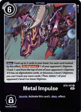 Metal Impulse [BT9-107] [X Record] Foil