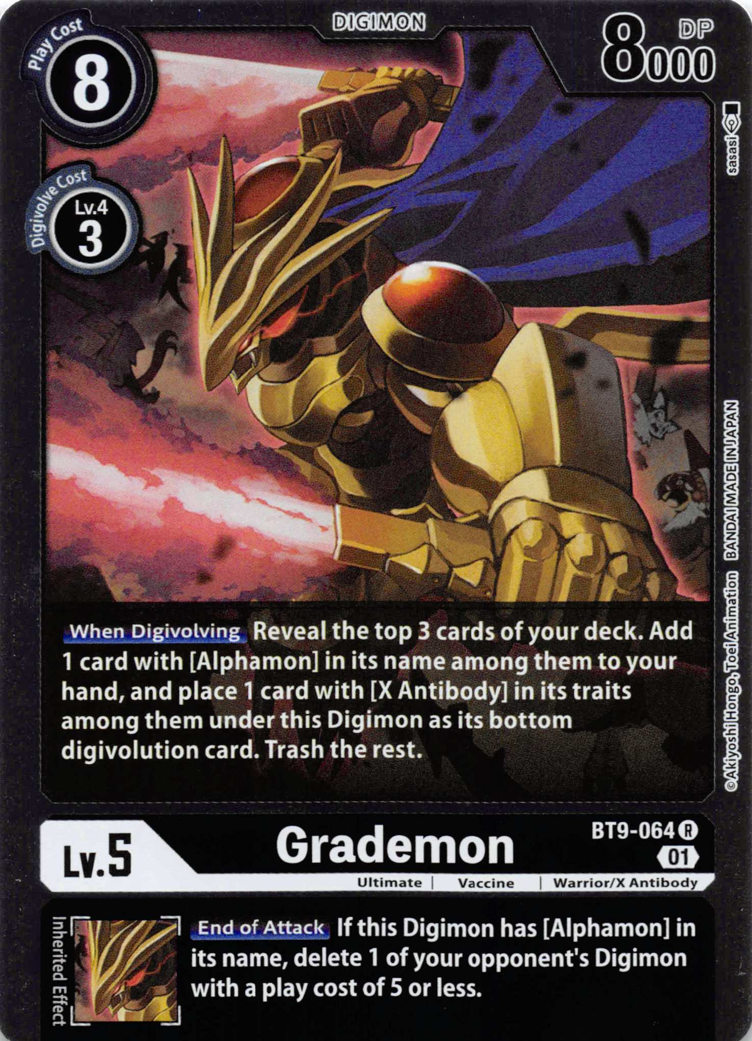 Grademon [BT9-064] [X Record] Foil