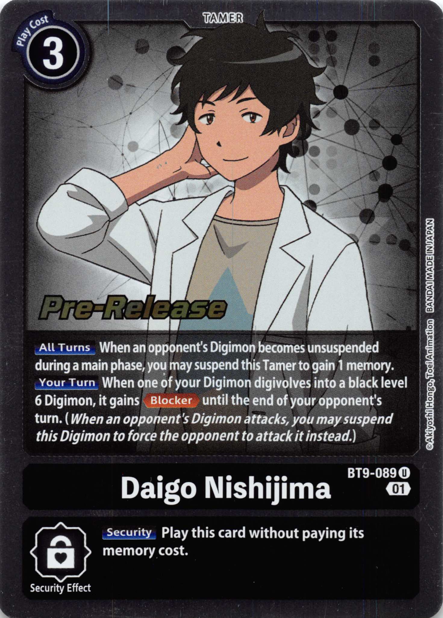 Daigo Nishijima [BT9-089] [X Record Pre-Release Cards] Normal