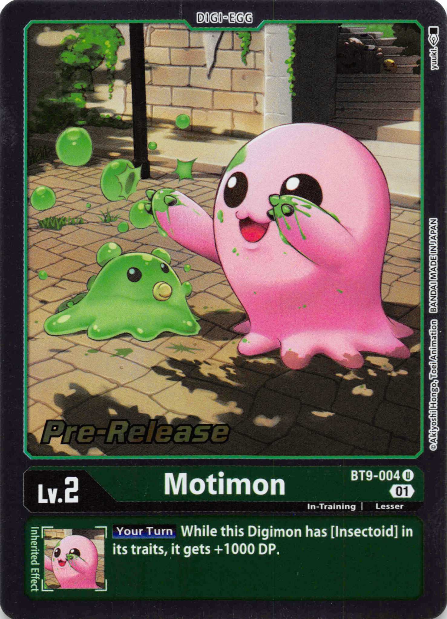 Motimon [BT9-004] [X Record Pre-Release Cards] Normal