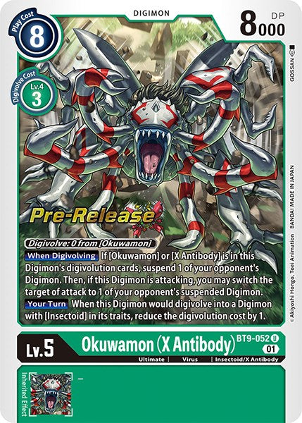 Okuwamon (X Antibody) [BT9-052] [X Record Pre-Release Cards] Normal