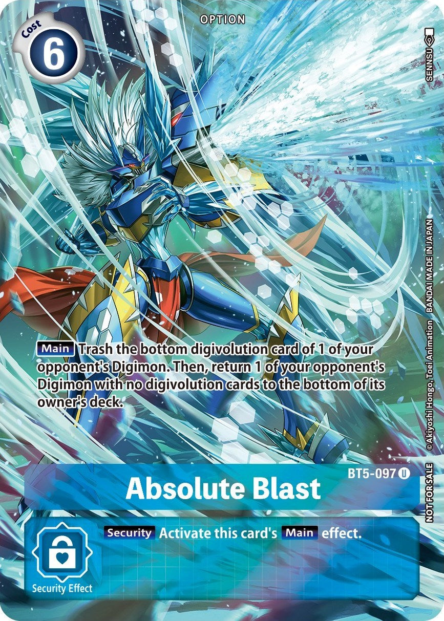 Absolute Blast (Summer 2022 Dash Pack) [BT5-097] [Battle of Omni] Foil
