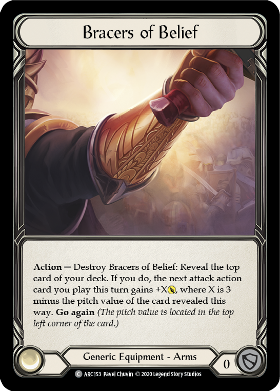 Bracers of Belief [ARC153] Unlimited Rainbow Foil - Duel Kingdom