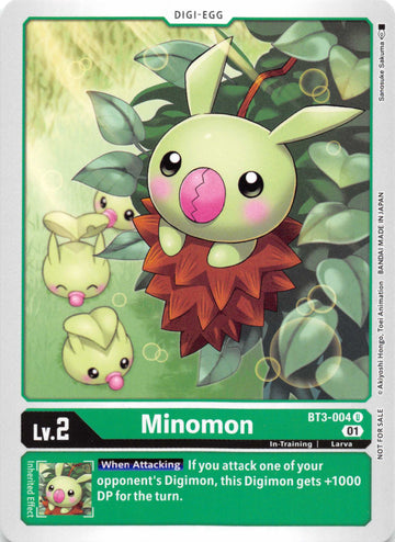 Minomon (Winner Pack X Record) [BT3-004] [Release Special Booster] Normal