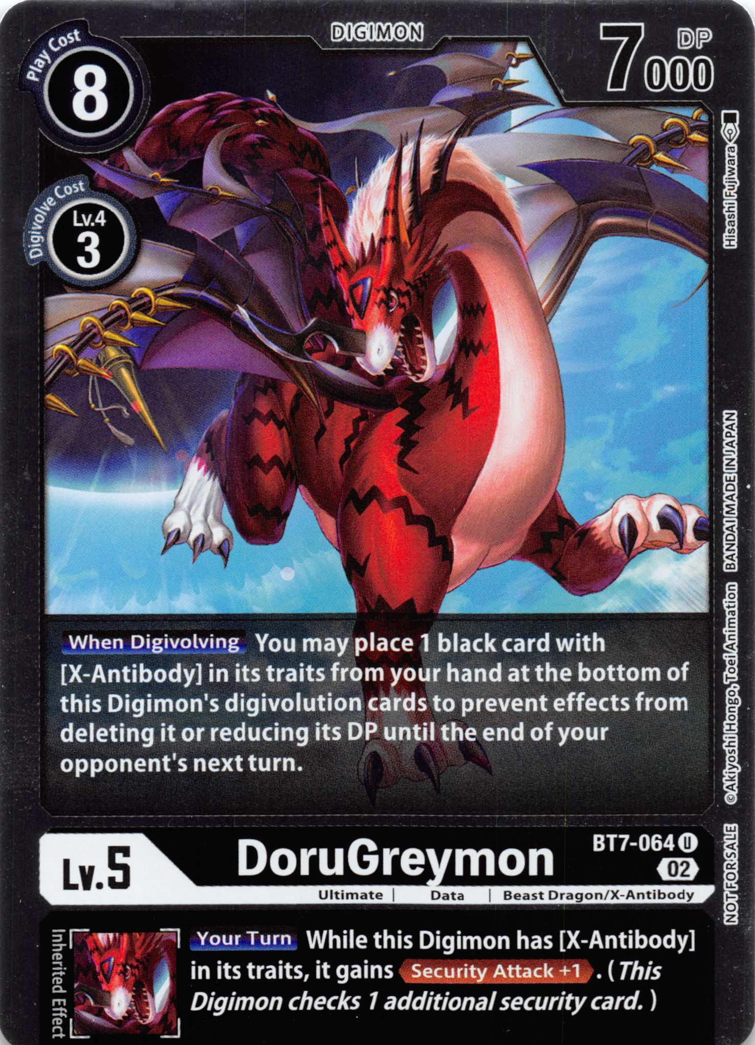 DoruGreymon (Official Tournament Pack Vol. 6) [BT7-064] [Next Adventure] Foil