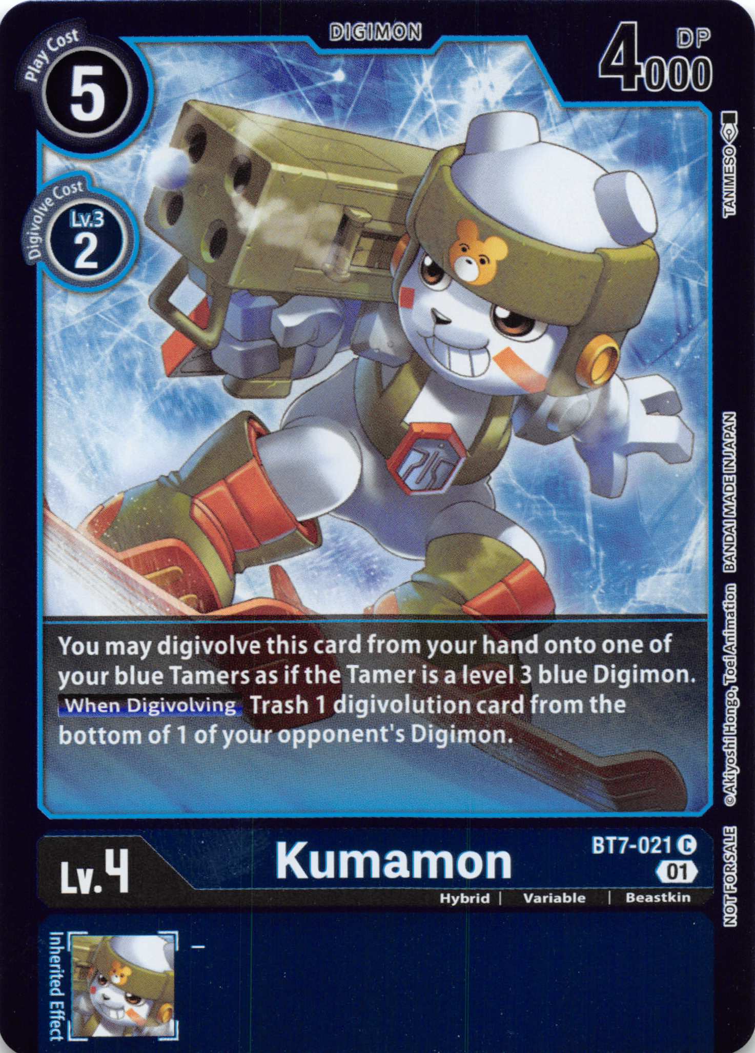 Kumamon (Event Pack 3) [BT7-021] [Next Adventure] Foil