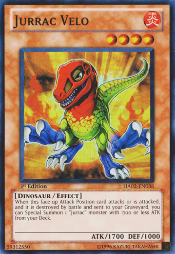 Jurrac Velo [HA02-EN036] Super Rare - Duel Kingdom