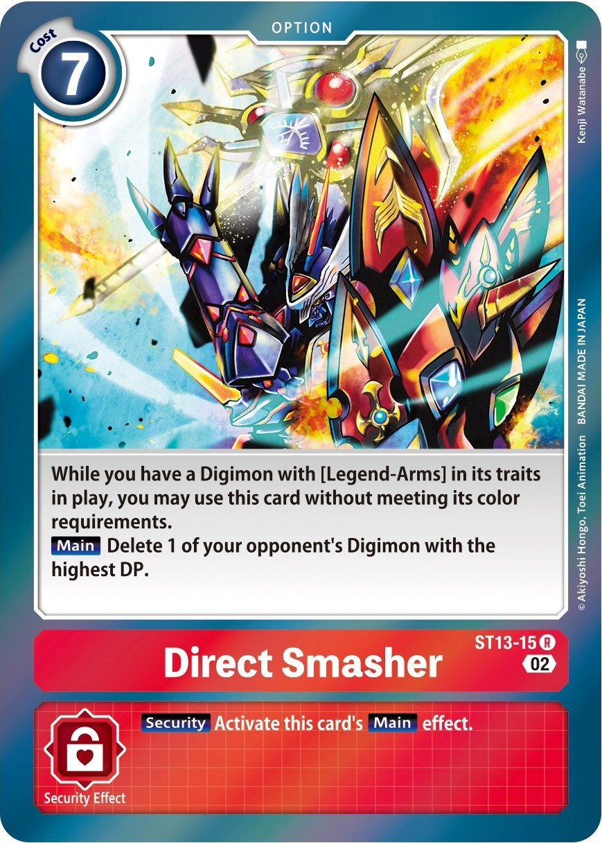 Direct Smasher [ST13-15] [Starter Deck 13: Ragnaloardmon] Foil