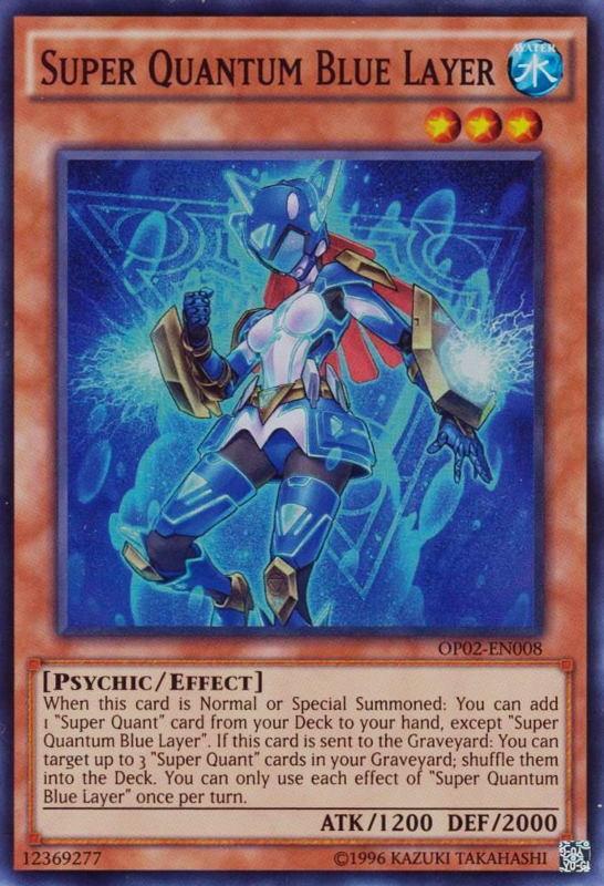 Super Quantum Blue Layer [OP02-EN008] Super Rare - Duel Kingdom