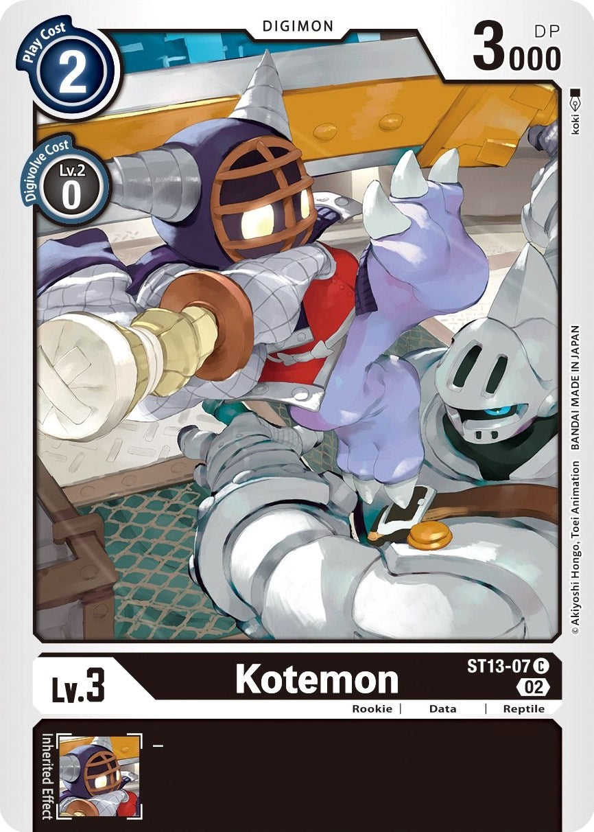 Kotemon [ST13-07] [Starter Deck 13: Ragnaloardmon] Normal