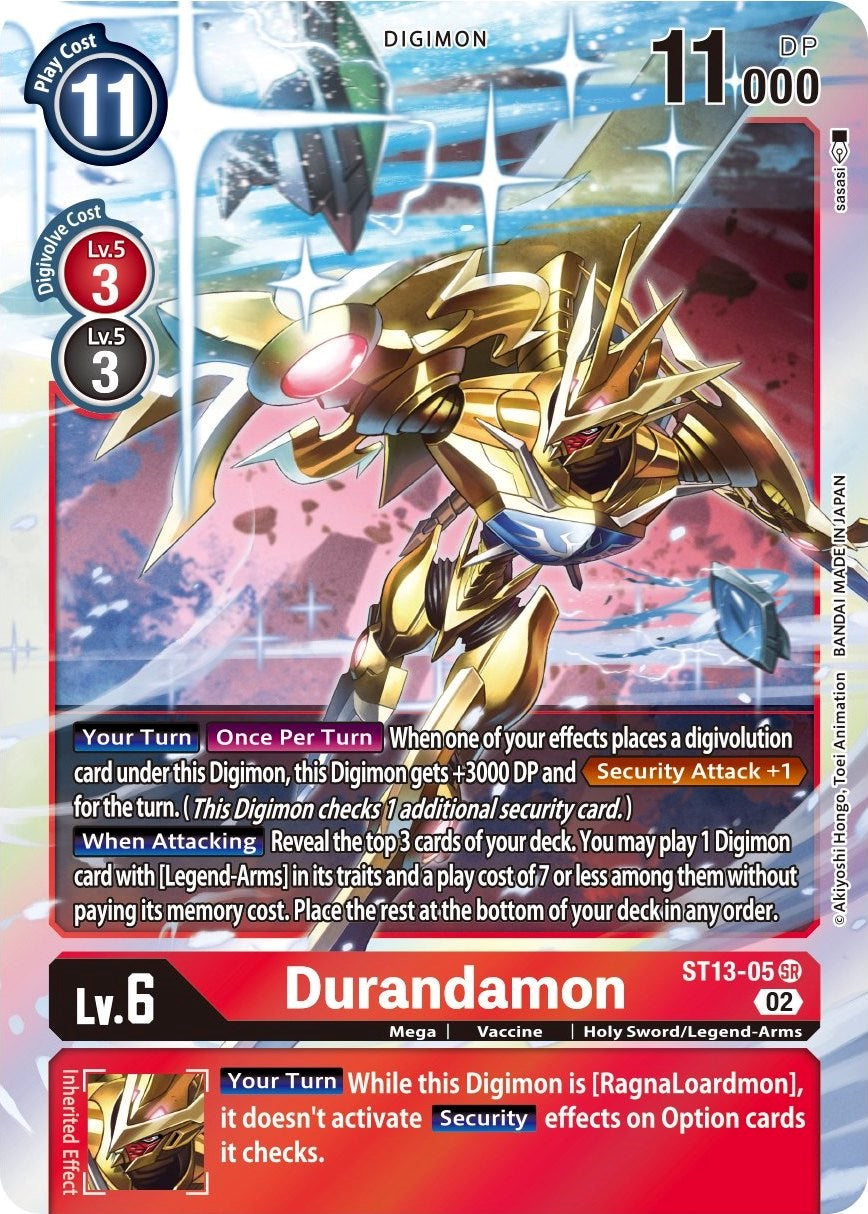 Durandamon [ST13-05] [Starter Deck 13: Ragnaloardmon] Foil