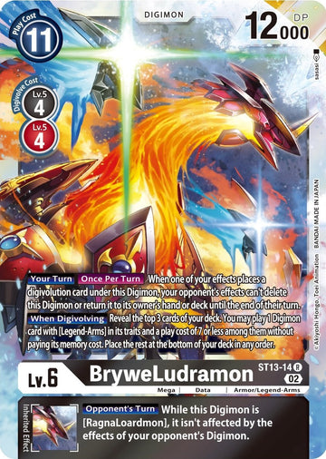 BryweLudramon [ST13-14] [Starter Deck 13: Ragnaloardmon] Foil
