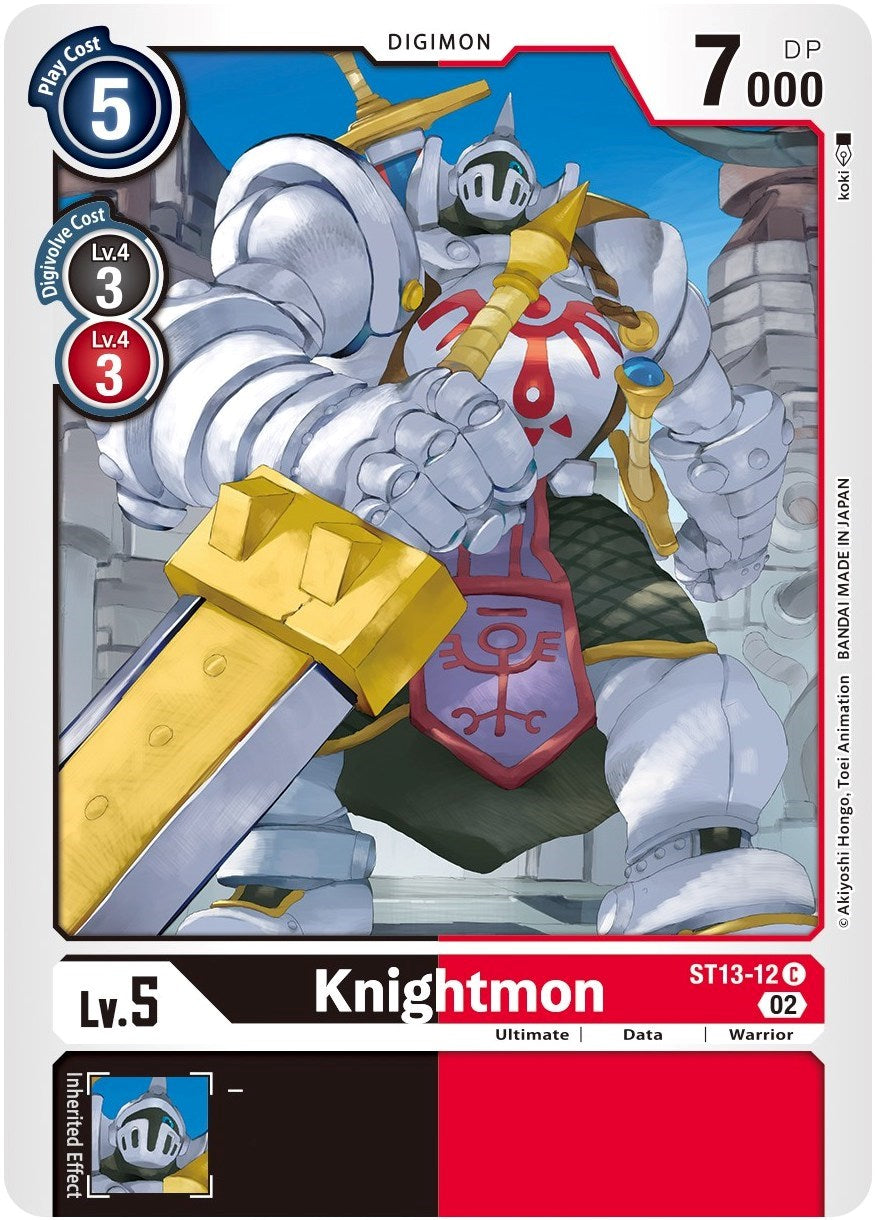 Knightmon [ST13-12] [Starter Deck 13: Ragnaloardmon] Normal