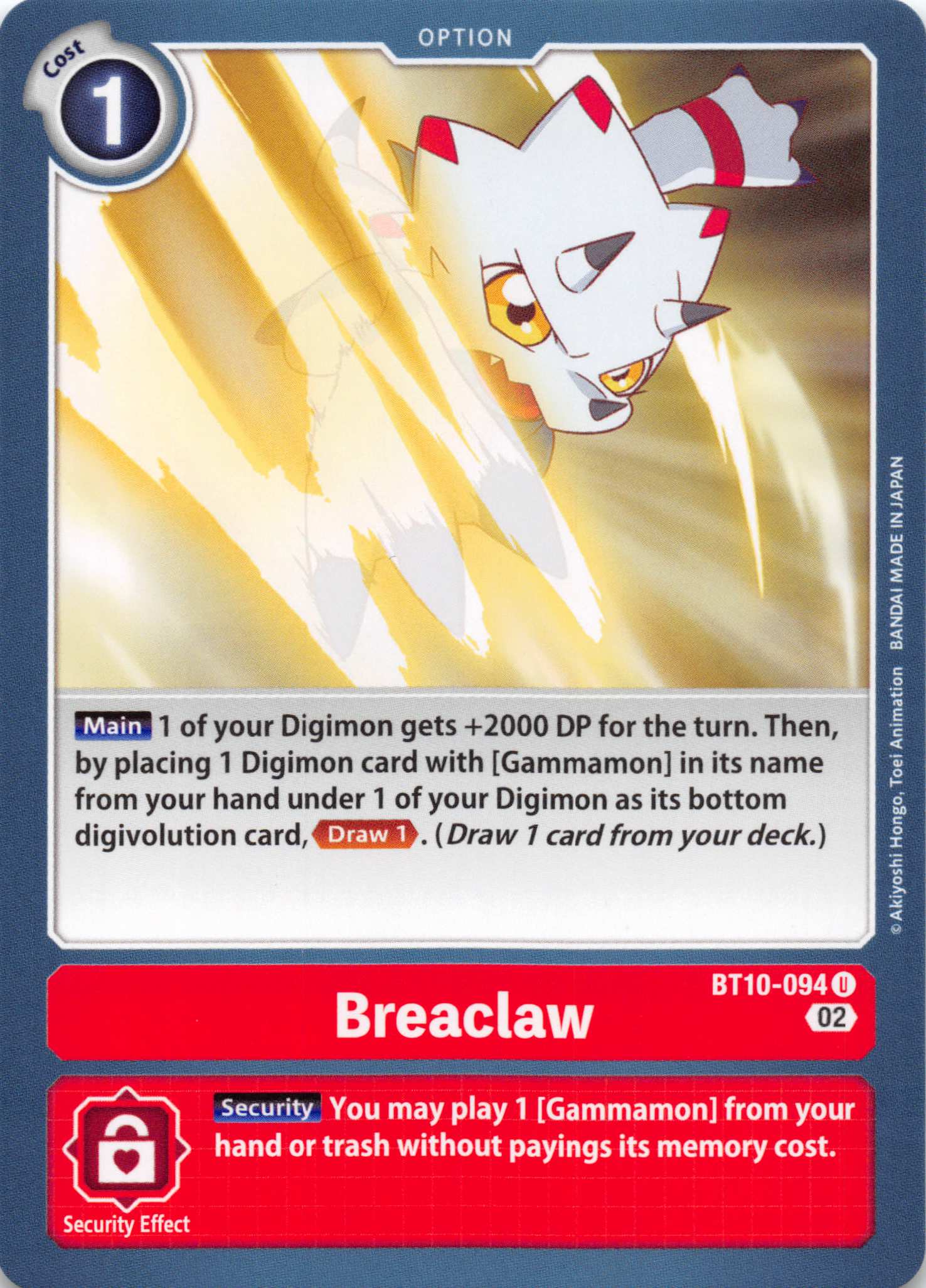 Breaclaw [BT10-094] [Xros Encounter] Normal