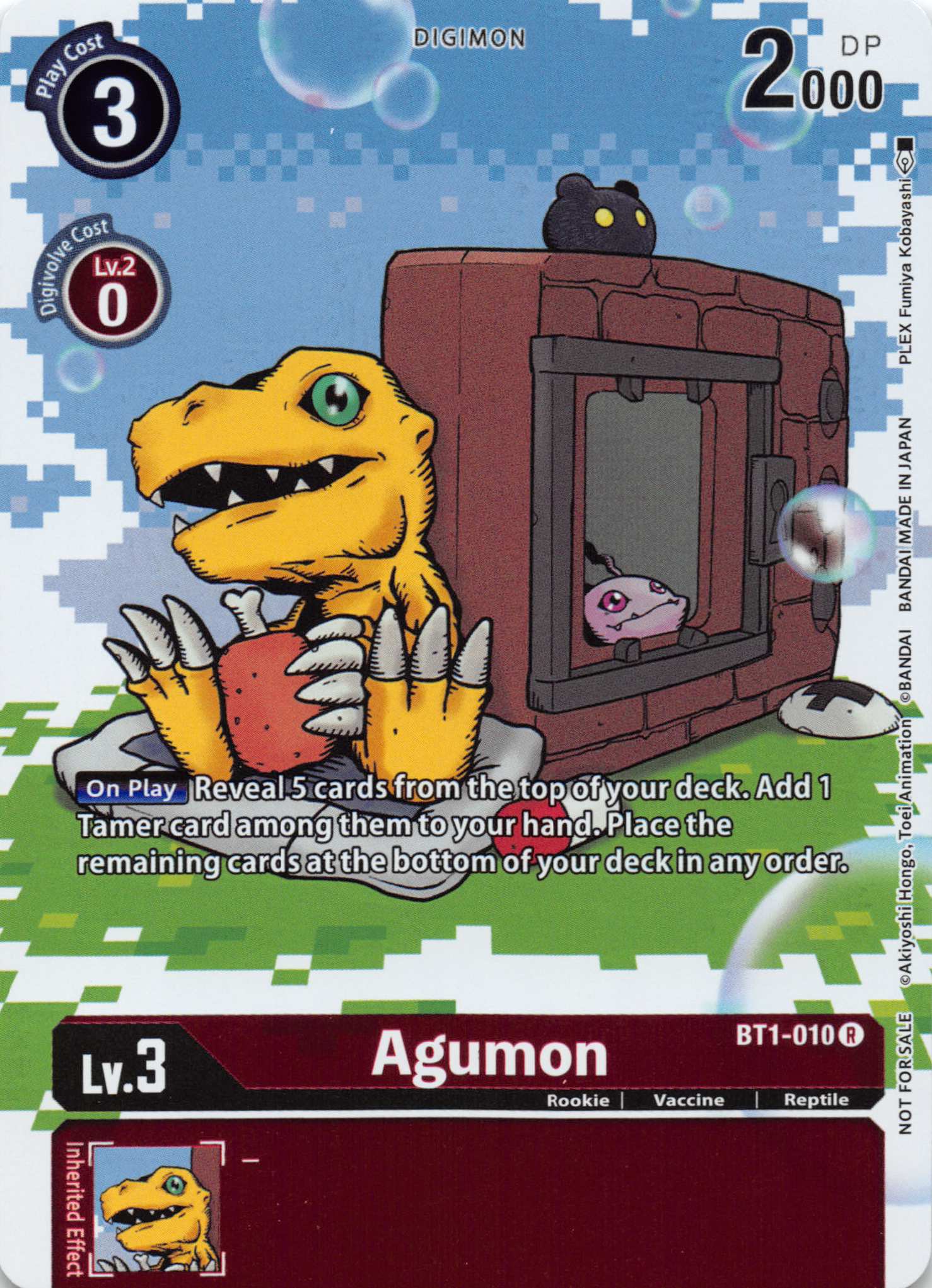 Agumon - BT1-010 (25th Special Memorial Pack) [BT1-010] [Release Special Booster] Foil