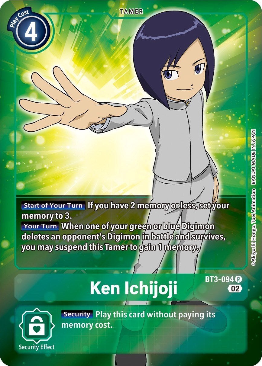 Ken Ichijoji (Alternate Art) [BT3-094] [Starter Deck 13: Ragnaloardmon] Foil