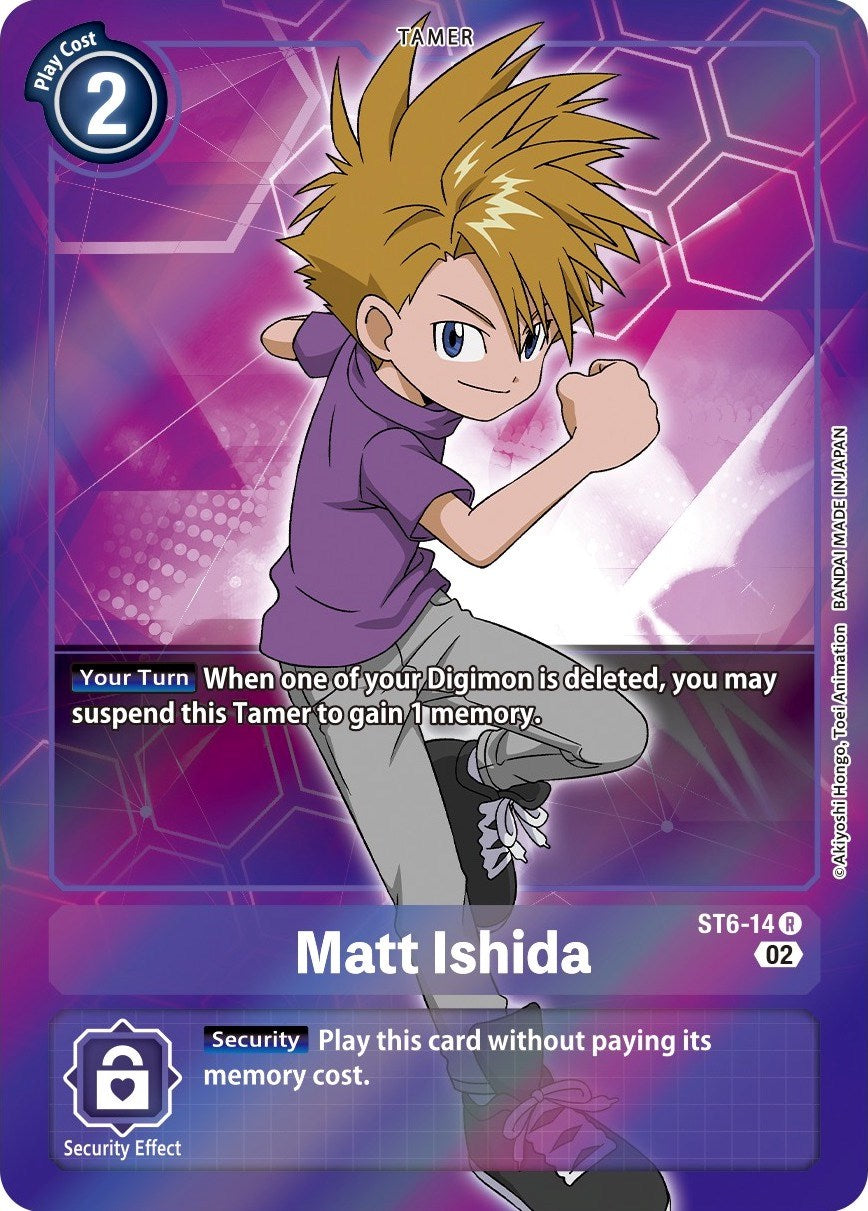 Matt Ishida (Alternate Art) [ST6-14] [Starter Deck 13: Ragnaloardmon] Foil