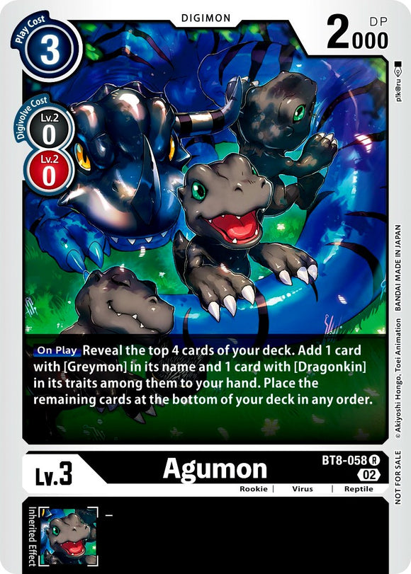 Agumon (Xros Encounter Pre-Release) [BT8-058] [New Awakening] Normal